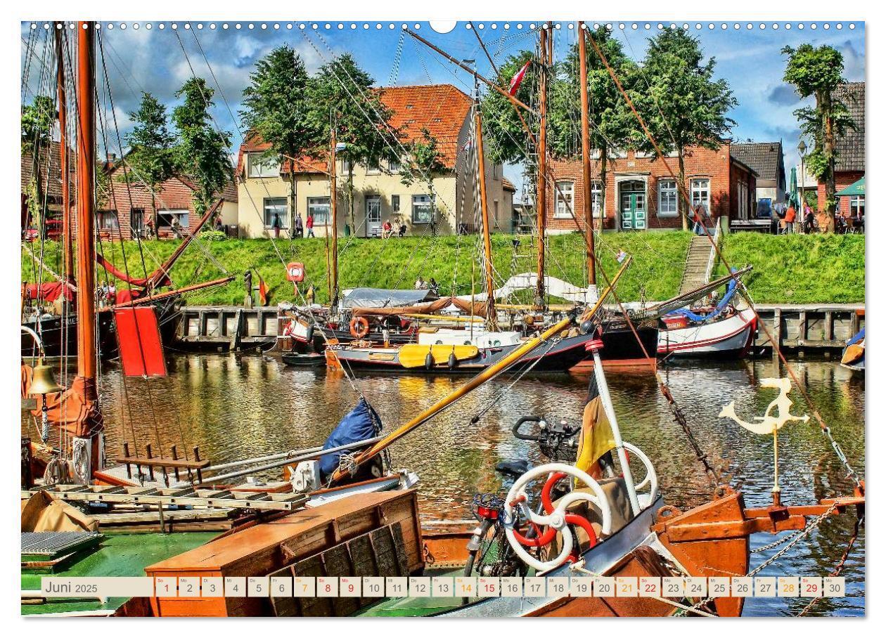 Bild: 9783435662210 | Ostfriesland - der alte Hafen Carolinensiel (Wandkalender 2025 DIN...