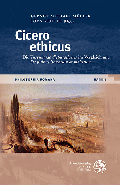 Cover: 9783825347895 | Cicero ethicus | Gernot Michael Müller (u. a.) | Buch | 291 S. | 2020