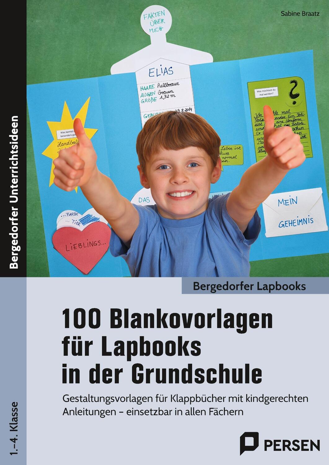 Cover: 9783403209850 | 100 Blankovorlagen für Lapbooks in der Grundschule | Sabine Braatz