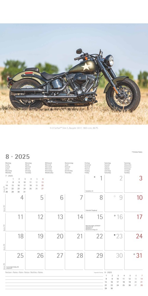 Bild: 4251732340940 | Alpha Edition - Harleys 2025 Broschürenkalender, 30x30cm,...