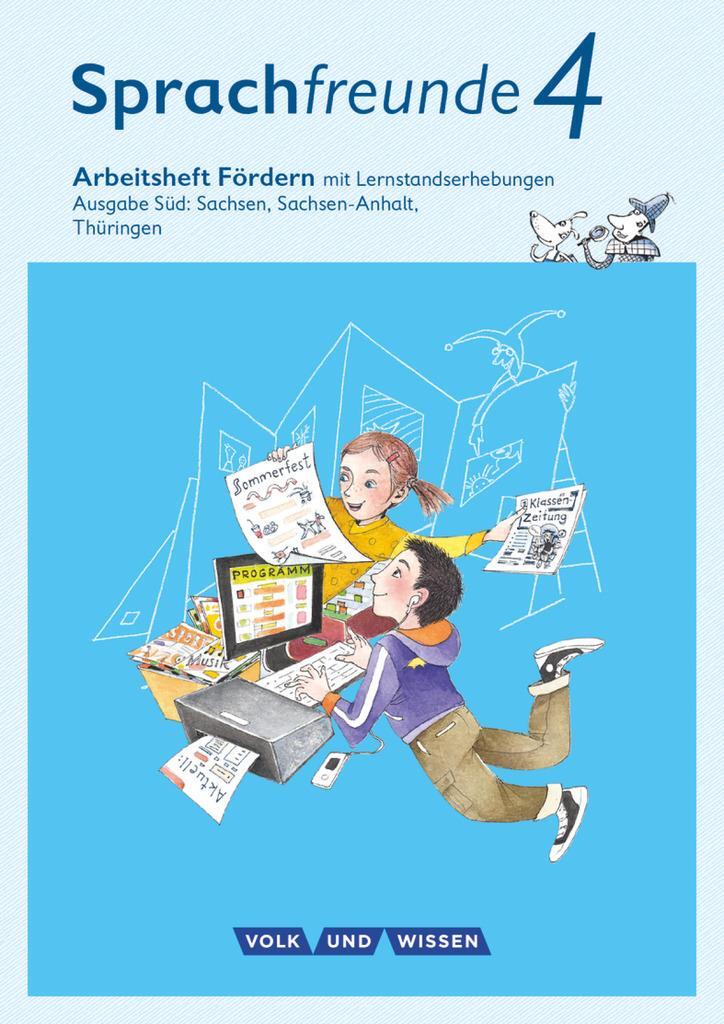 Cover: 9783060836628 | Sprachfreunde 4. Schuljahr - Ausgabe Süd (Sachsen, Sachsen-Anhalt,...