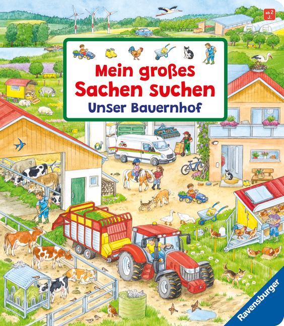 Cover: 9783473417490 | Mein großes Sachen suchen: Unser Bauernhof | Susanne Gernhäuser | Buch