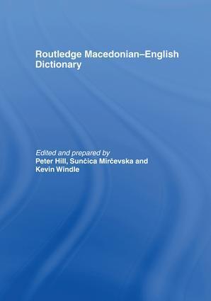 Cover: 9781138985544 | The Routledge Macedonian-English Dictionary | Reginald de Bray (u. a.)