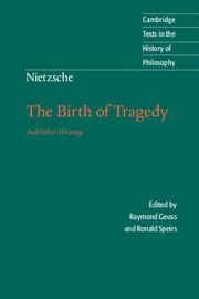 Cover: 9780521639873 | Nietzsche | The Birth of Tragedy and Other Writings | Nietzsche | Buch