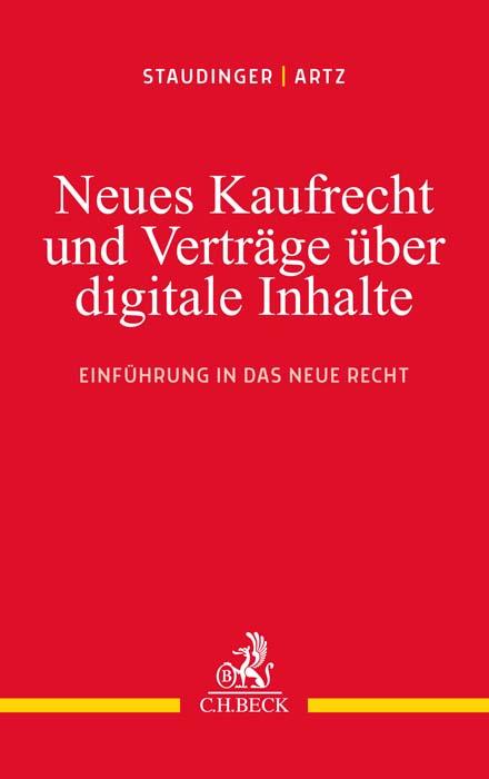 Cover: 9783406776014 | Neues Kaufrecht und Verträge über digitale Produkte | Taschenbuch