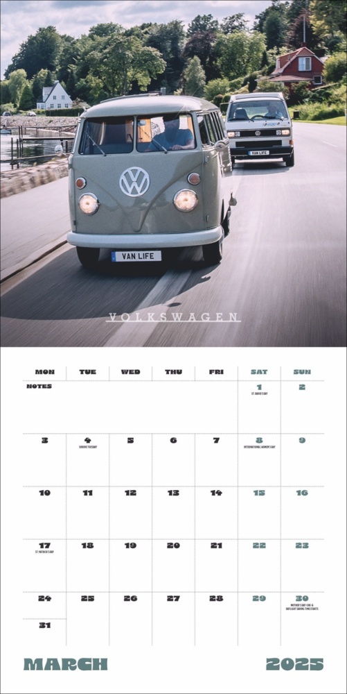 Bild: 9783840196799 | Camper Vans Broschurkalender 2025 | Kalender | 28 S. | Englisch | 2025