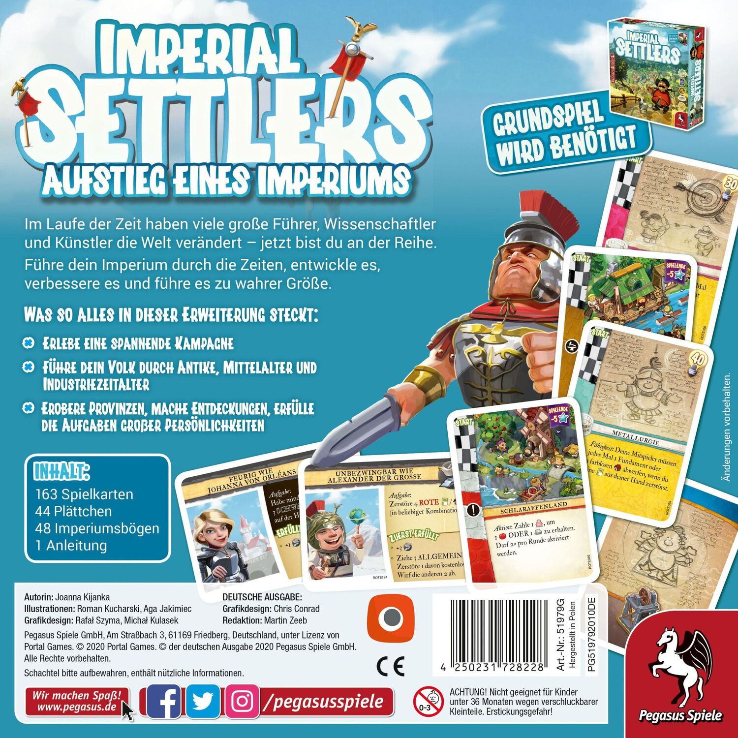 Cover: 4250231728228 | Imperial Settlers: Aufstieg eines Imperiums [Erweiterung] | Kijanka