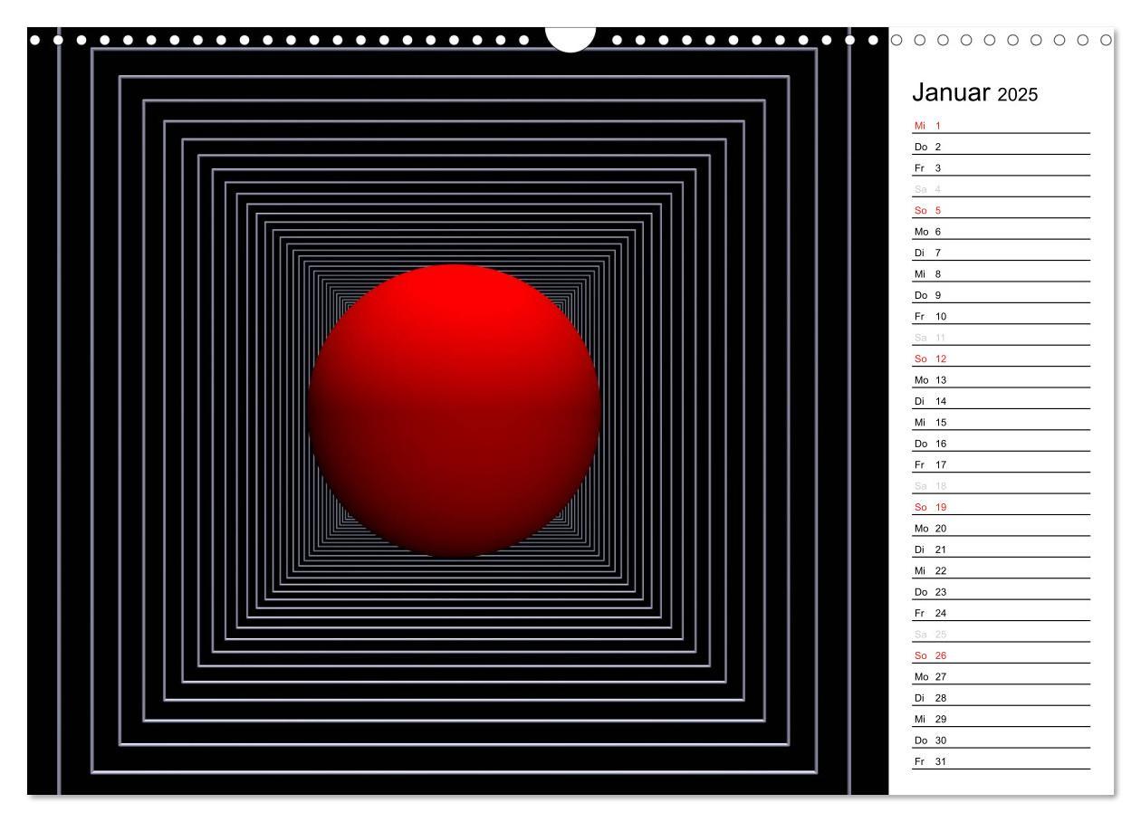 Bild: 9783435471171 | Mit Geometrie durch das Jahr (Wandkalender 2025 DIN A3 quer),...