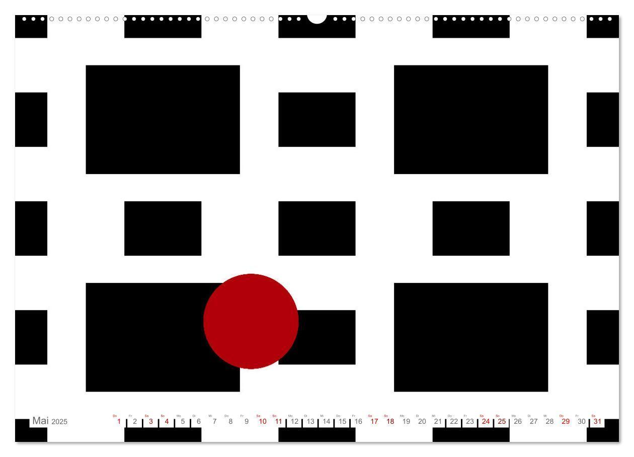 Bild: 9783435103096 | VISIONEN - optische Täuschungen (Wandkalender 2025 DIN A2 quer),...