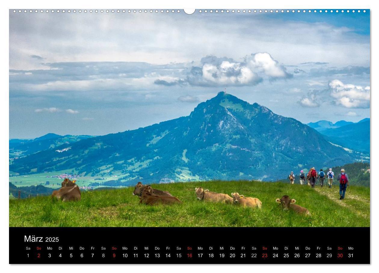 Bild: 9783435558377 | Allgäuer Impressionen (Wandkalender 2025 DIN A2 quer), CALVENDO...