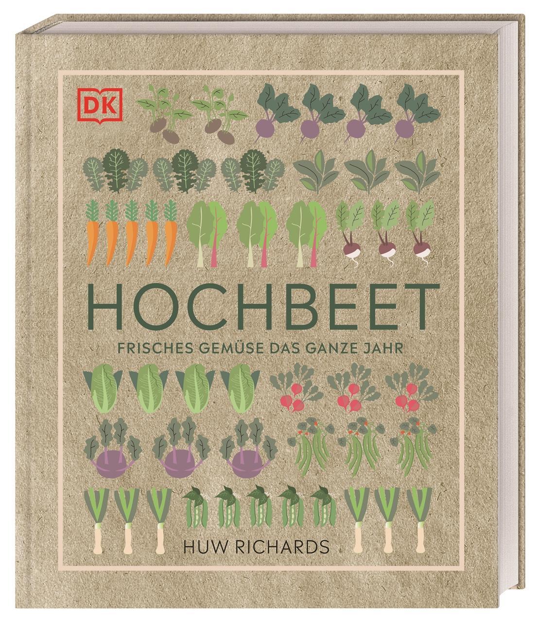 Cover: 9783831039005 | Hochbeet | Frisches Gemüse das ganze Jahr | Huw Richards | Buch | 2020