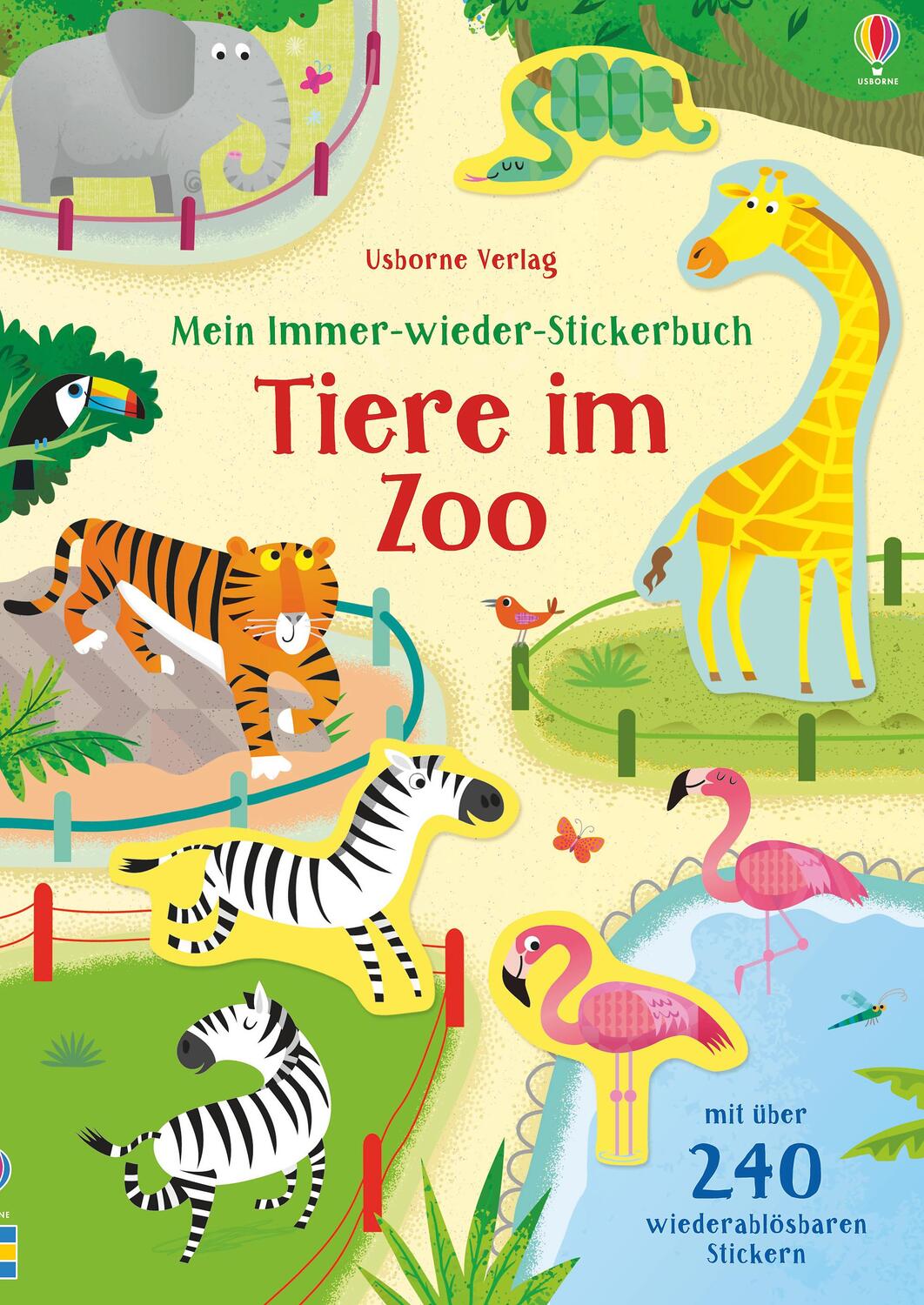Cover: 9781789410976 | Mein Immer-wieder-Stickerbuch: Tiere im Zoo | Holly Bathie | Buch