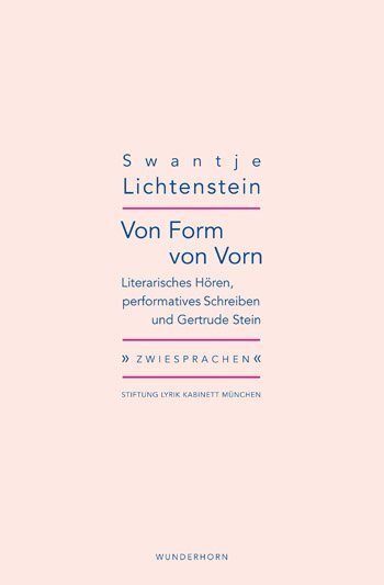 Cover: 9783884235676 | Von Form von Vorn | Swantje Lichtenstein | Taschenbuch | 32 S. | 2017