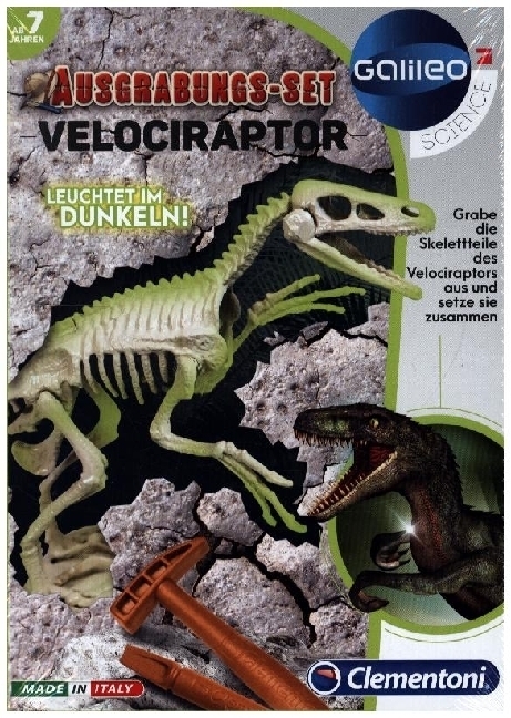 Cover: 8005125591749 | Ausgrabungs-Set Velociraptor (Experimentierkasten) | Spiel | Kartonage