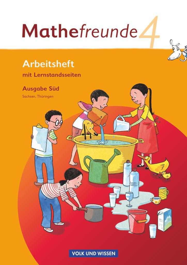 Cover: 9783060826797 | Mathefreunde 4. Schuljahr. Arbeitsheft. Süd | Sachsen, Thüringen