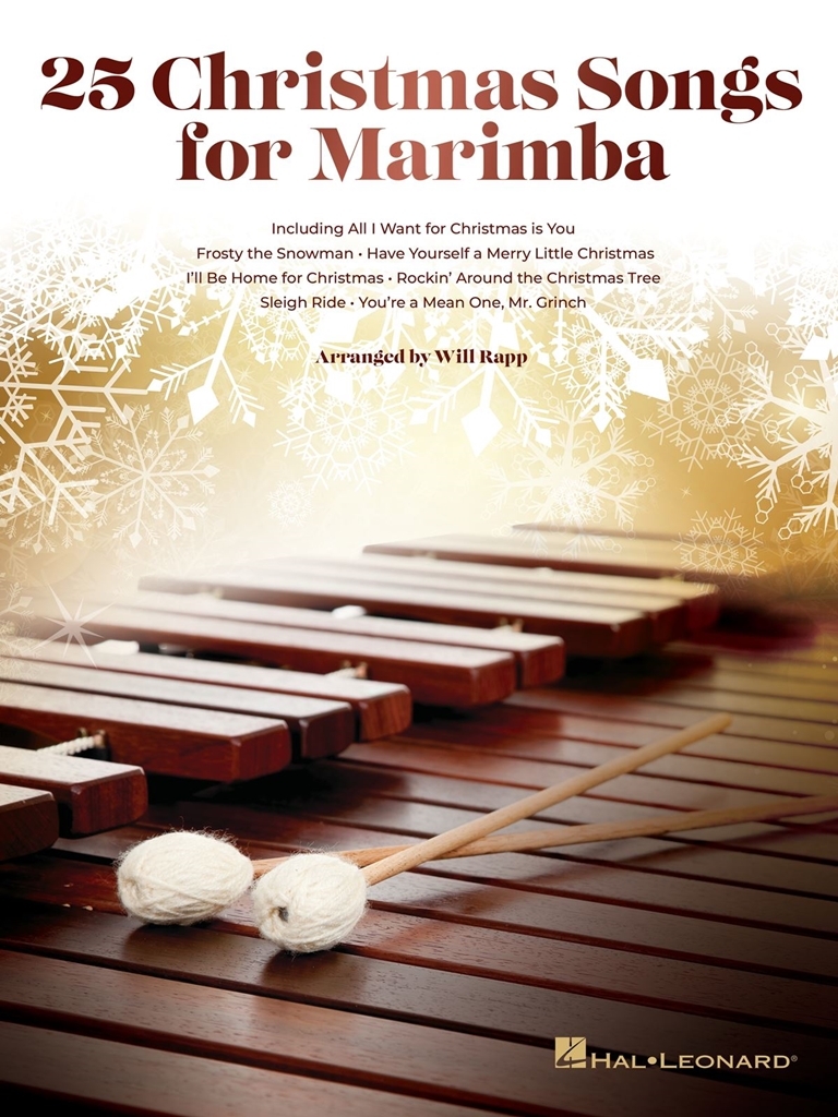 Cover: 840126931105 | 25 Christmas Songs for Marimba | Percussion | Buch | 2021