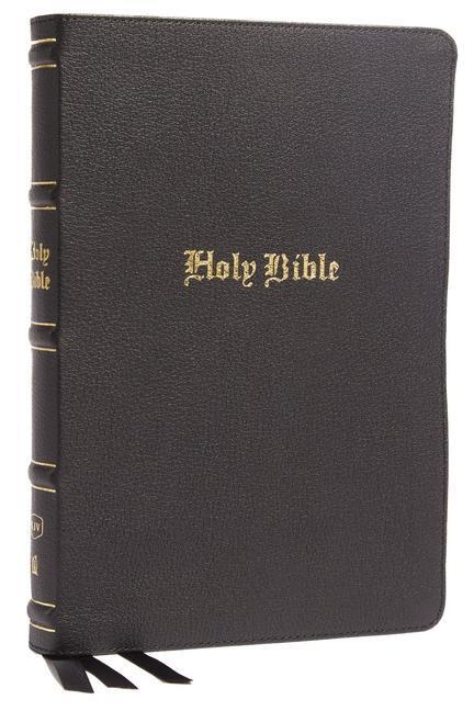 Cover: 9780785253488 | Kjv, Thinline Bible, Large Print, Genuine Leather, Black, Red...