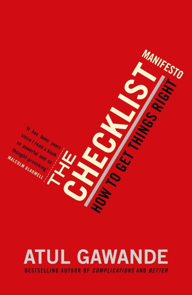 Cover: 9781846683145 | The Checklist Manifesto | How to Get Things Right | Atul Gawande