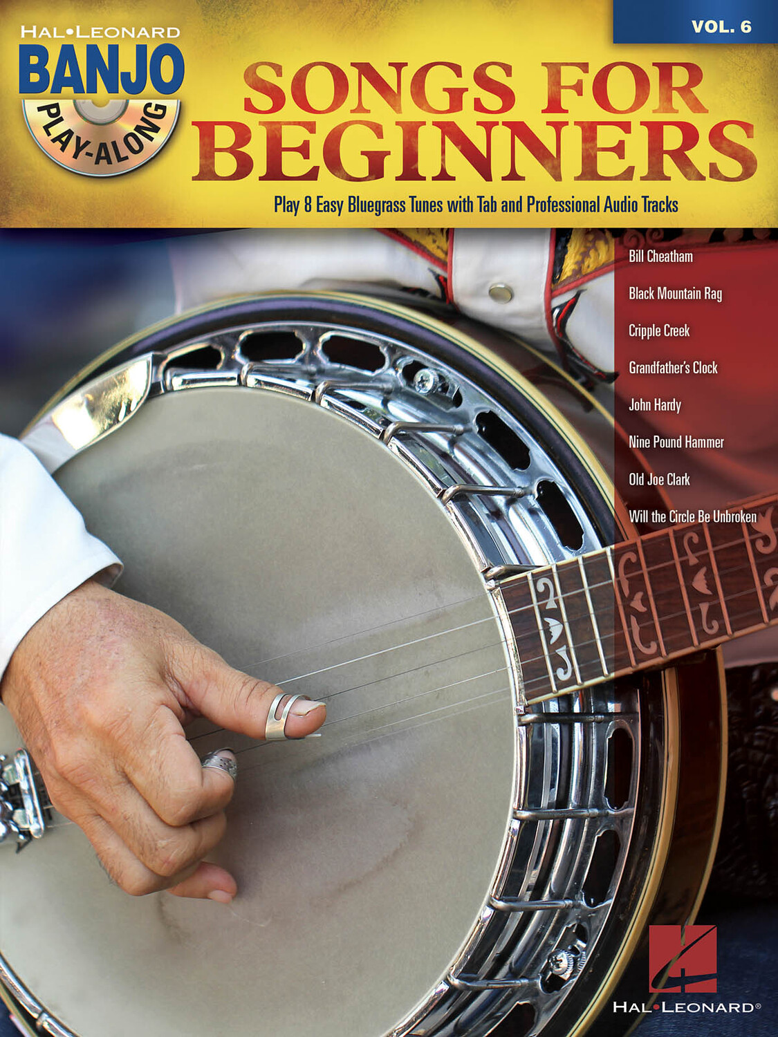 Cover: 888680039073 | Songs for Beginners | Banjo Play-Along Volume 6 | Banjo Play Along