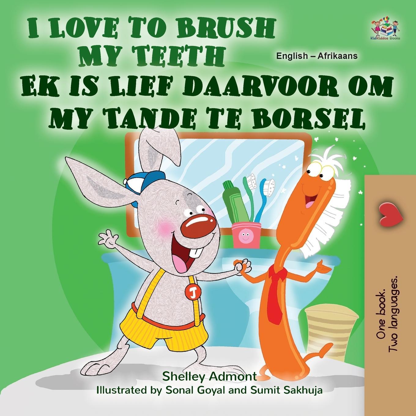 Cover: 9781525959103 | I Love to Brush My Teeth (English Afrikaans Bilingual Book for Kids)