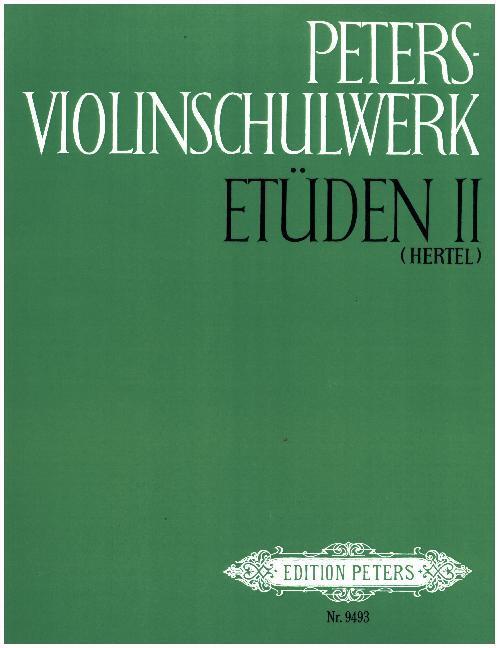 Cover: 9790014077013 | Peters-Violinschulwerk: Etüden, Band 2 | Ulfert Thiemann (u. a.)