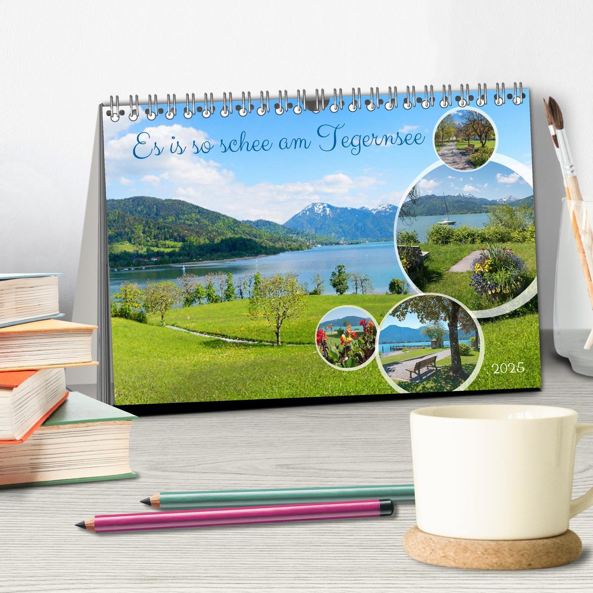 Bild: 9783383805882 | Es is so schee am Tegernsee (Tischkalender 2025 DIN A5 quer),...