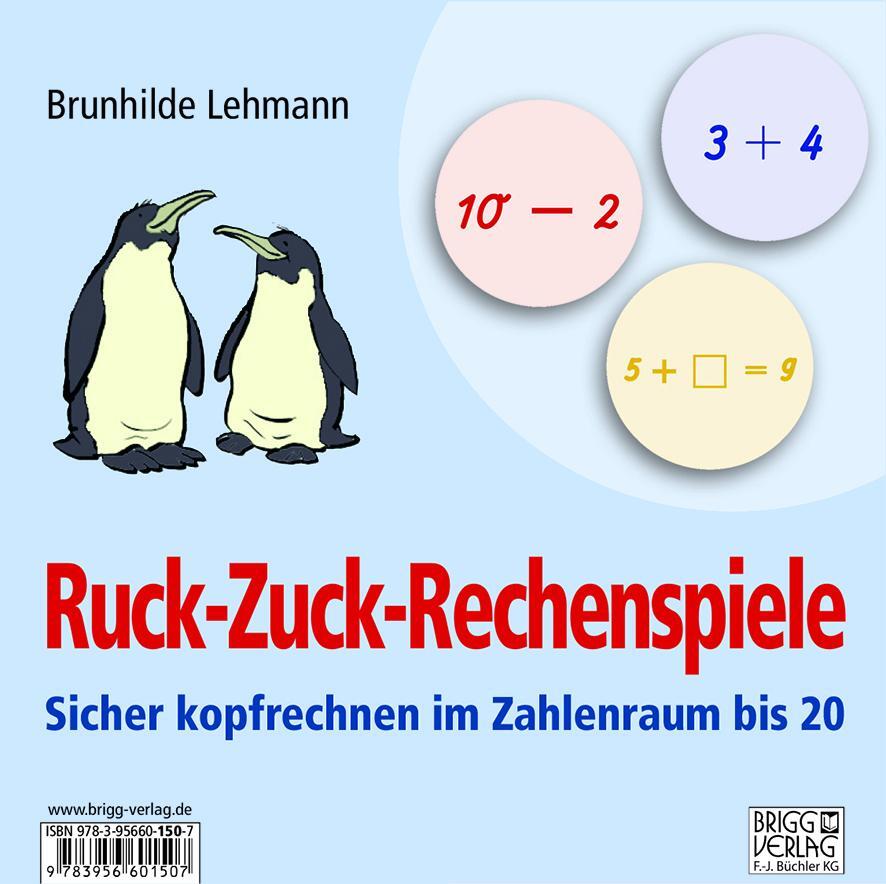 Cover: 9783956601507 | Ruck-Zuck-Rechenspiele | Sicher kopfrechnen im Zahlenraum bis 20
