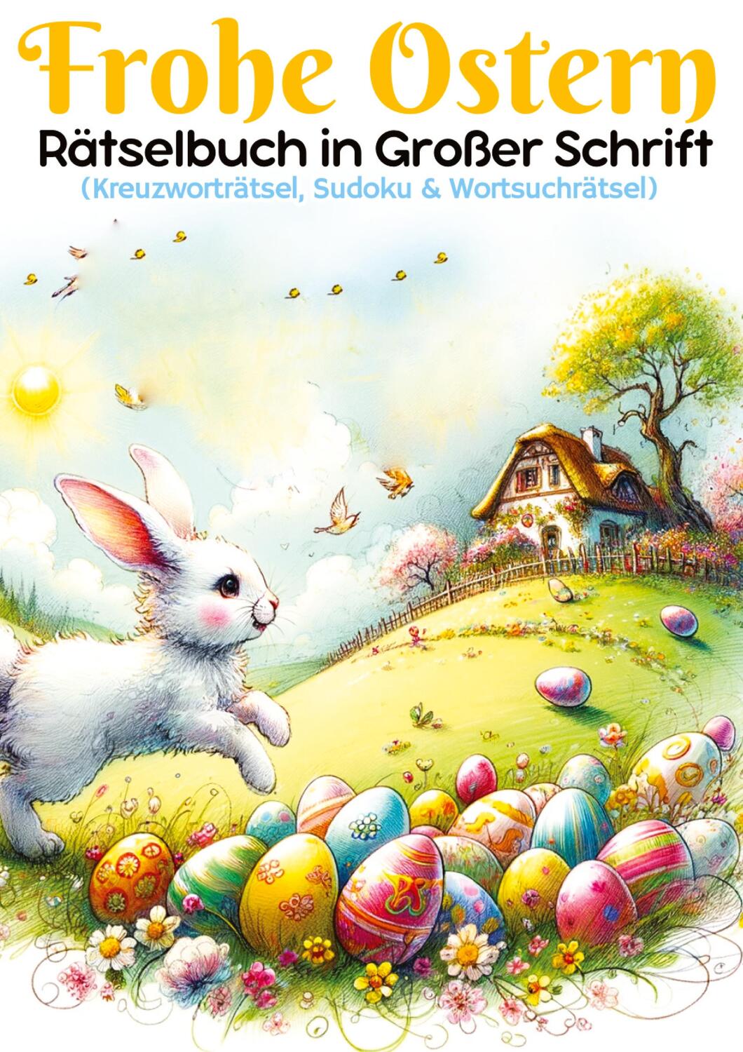 Cover: 9783384157553 | Frohe Ostern - Rätselbuch in großer Schrift Ostergeschenk | Verlag