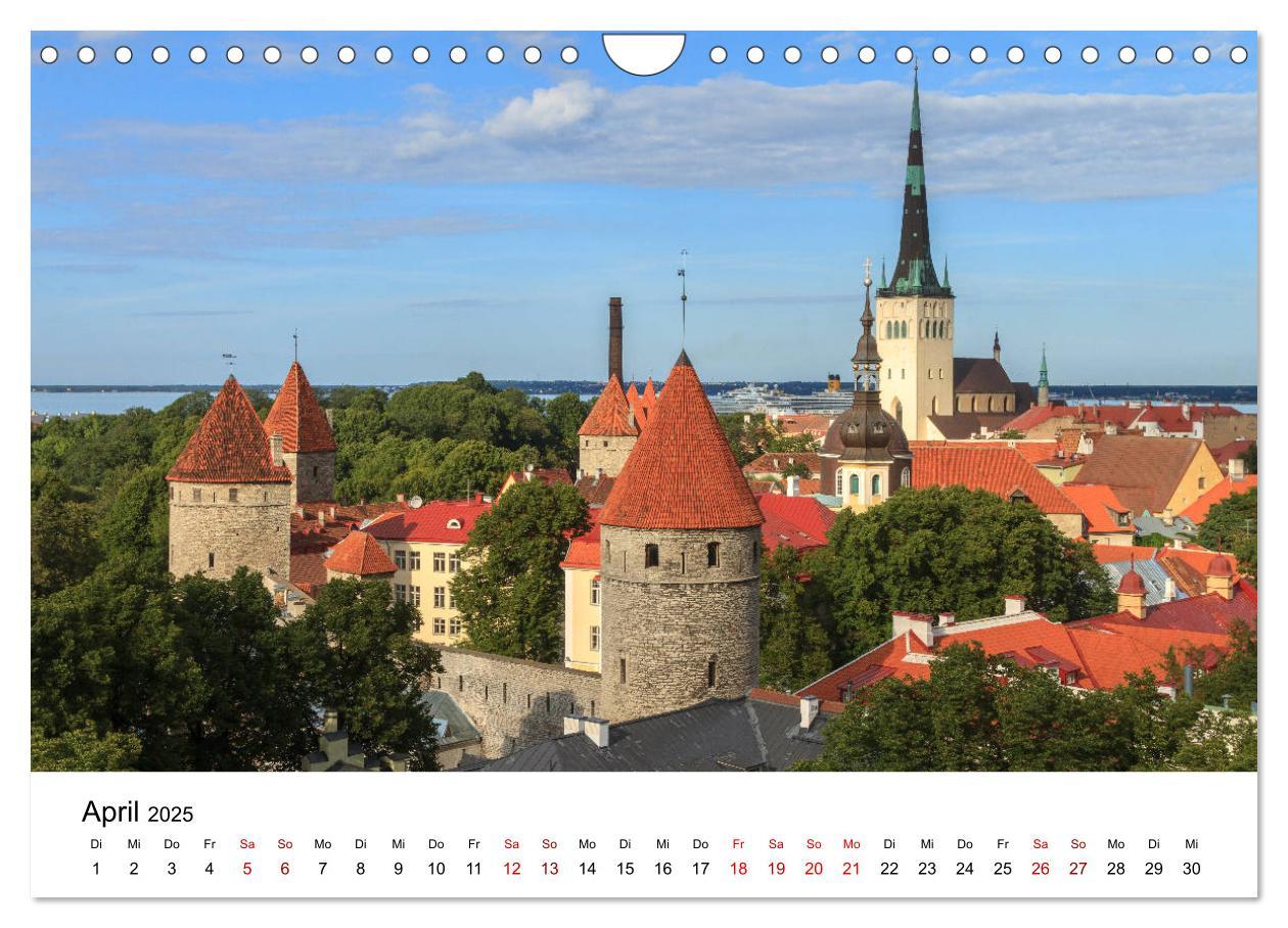 Bild: 9783435430277 | Baltische Länder (Wandkalender 2025 DIN A4 quer), CALVENDO...