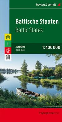 Cover: 9783707905670 | Baltische Staaten / Baltic States 1 : 400 000 Autokarte | berndt