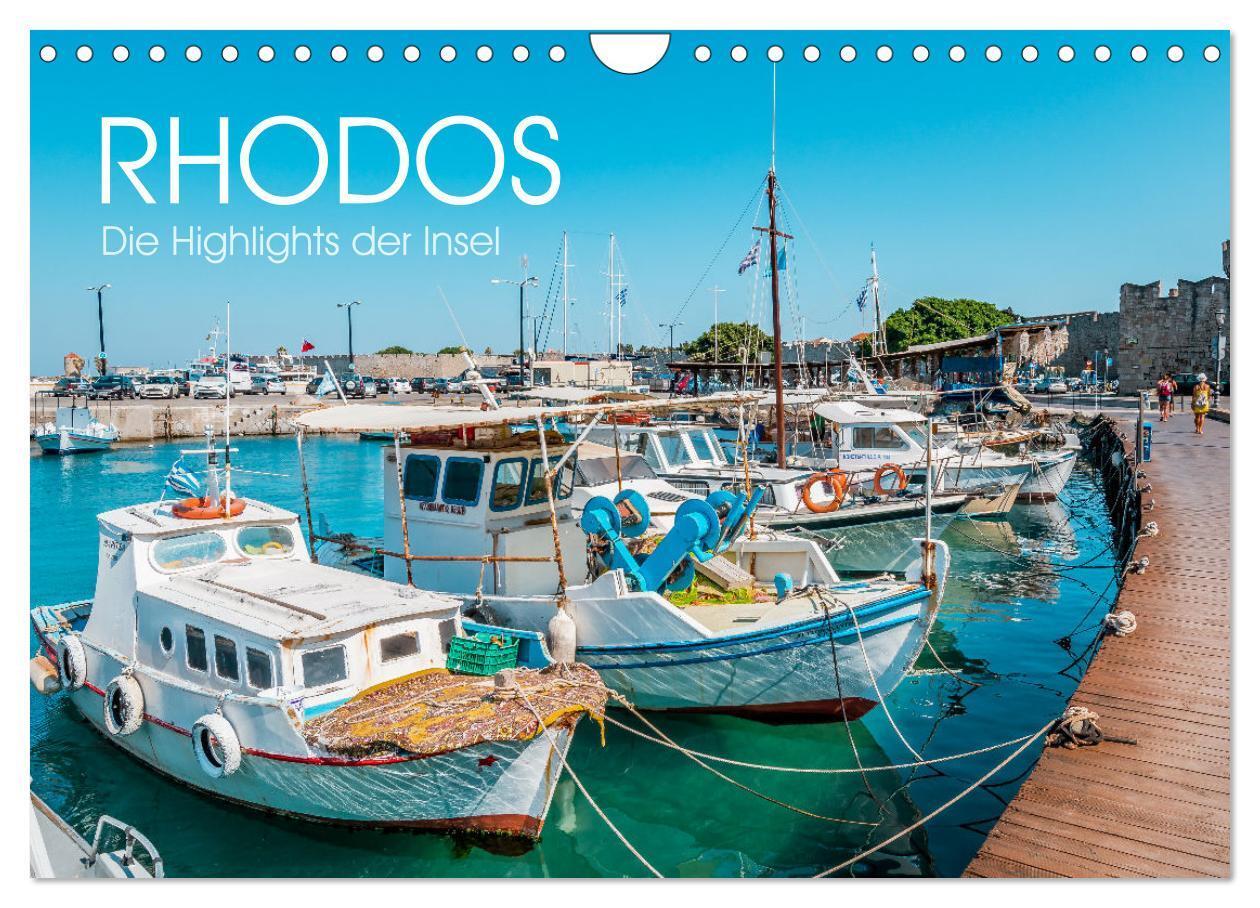 Cover: 9783675773431 | Rhodos - Die Highlights der Insel (Wandkalender 2024 DIN A4 quer),...