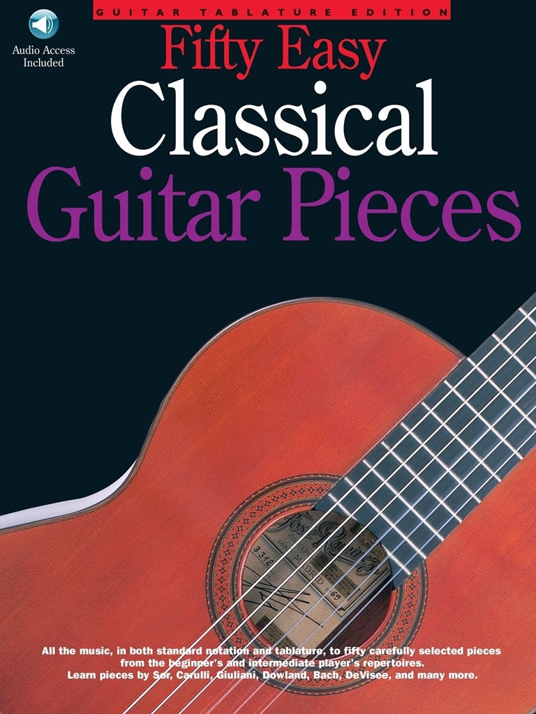 Cover: 752187978428 | 50 Easy Classical Guitar Pieces | Misc | Buch + Online-Audio | 2004