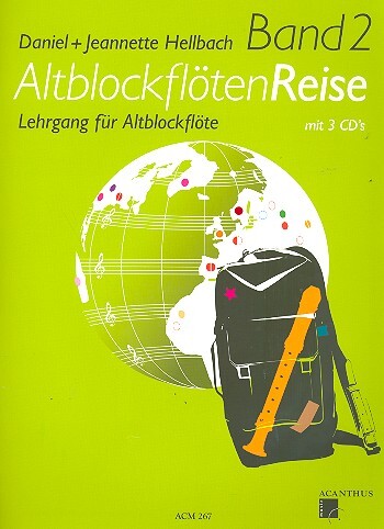 Cover: 9990000998050 | AltblockflötenReise 2 | Lehrgang für Altblockflöte, Noten, Mit 3 CDs
