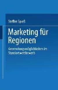 Cover: 9783824403950 | Marketing für Regionen | Anwendungsmöglichkeiten im Standortwettbewerb