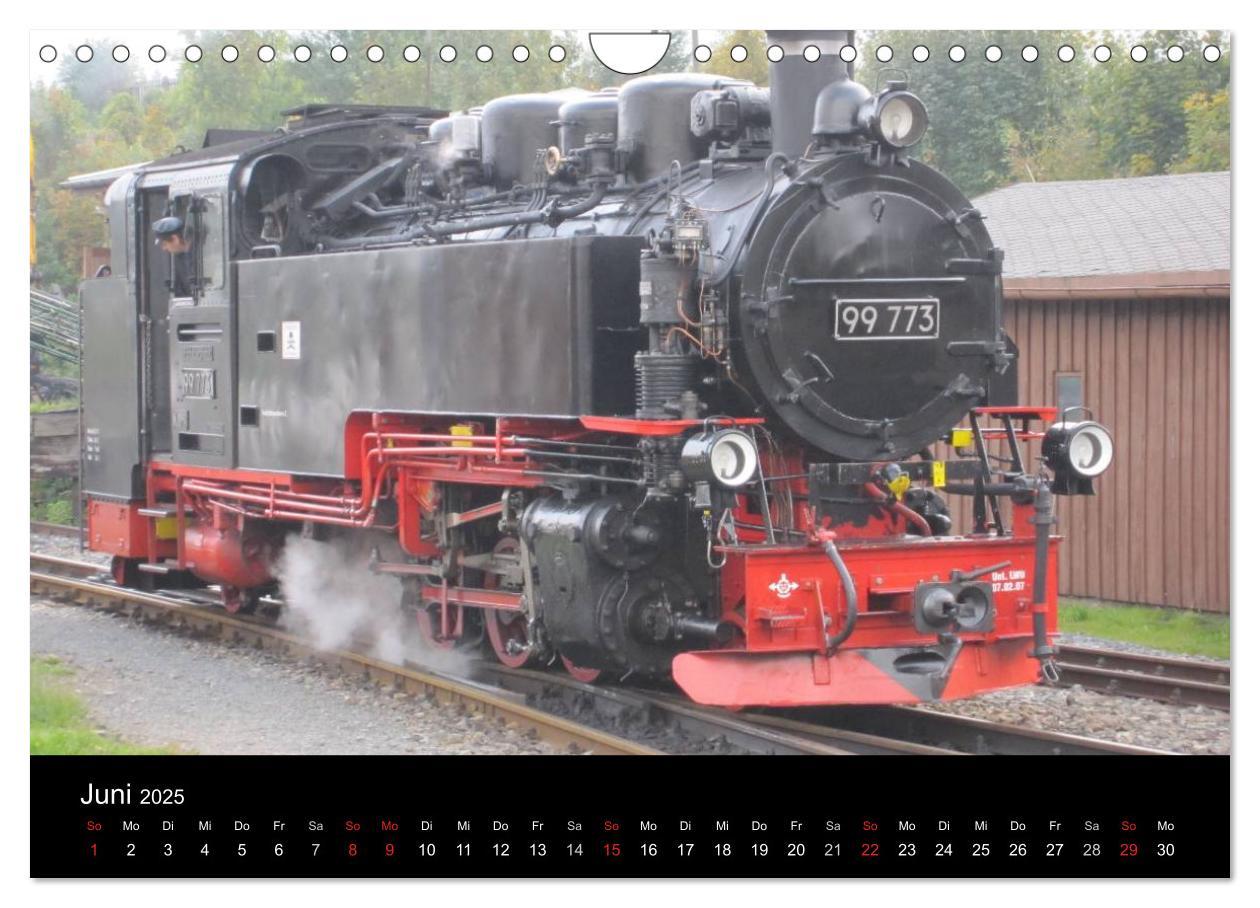 Bild: 9783435566020 | Sächsische Dampfeisenbahnen 2025 (Wandkalender 2025 DIN A4 quer),...