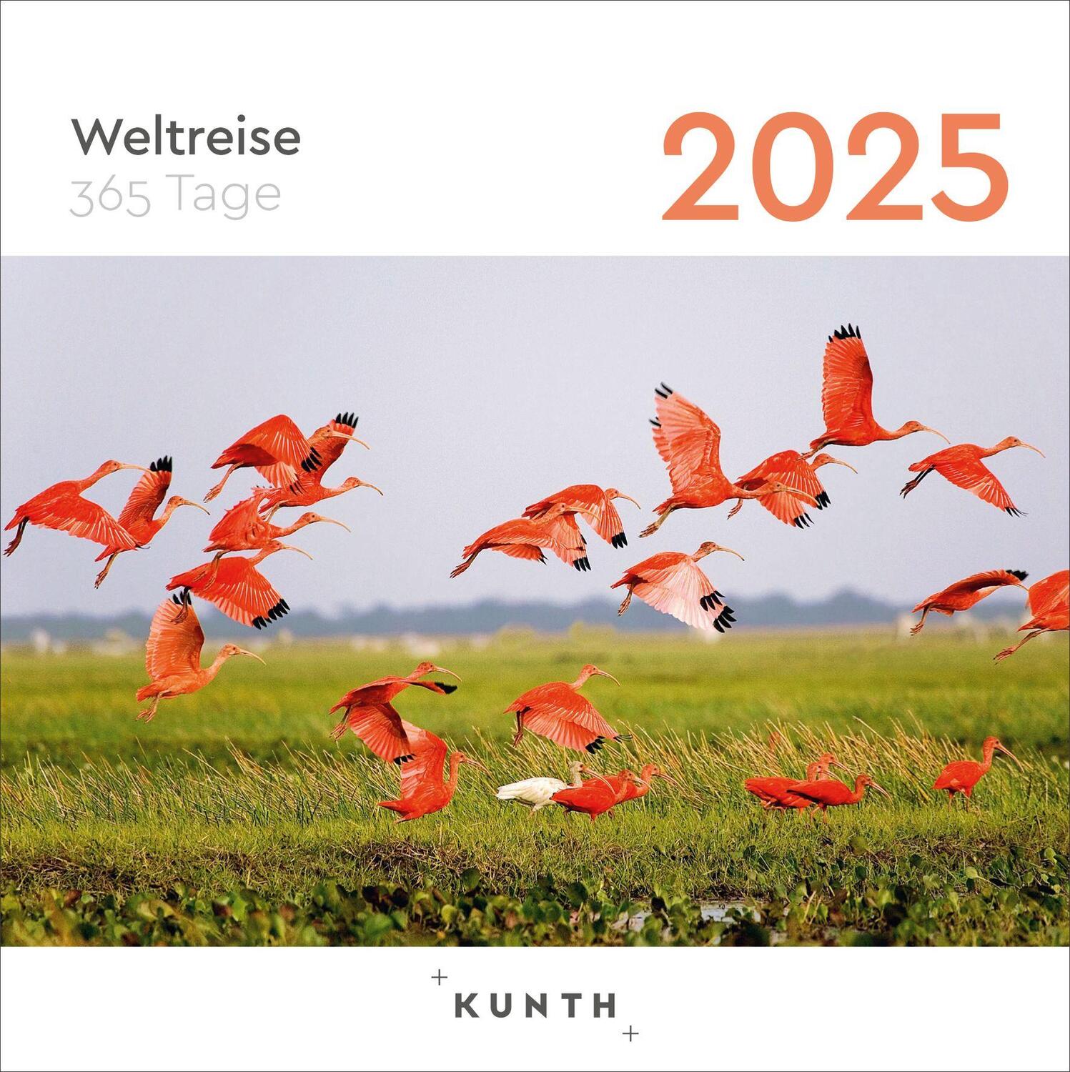 Cover: 9783965913806 | Weltreise - KUNTH 365-Tage-Abreißkalender 2025 | Kalender | 368 S.