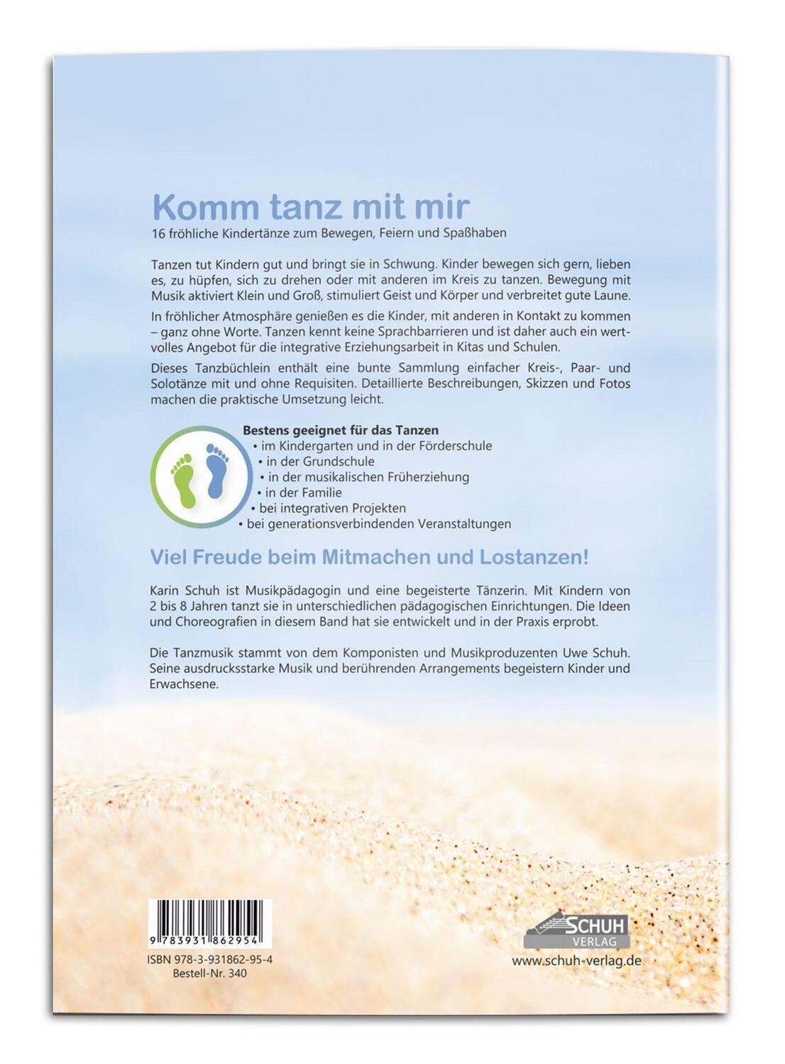 Bild: 9783931862954 | Komm tanz mit mir - Band 1 (inkl. Musik-CD) | Karin Schuh | Broschüre