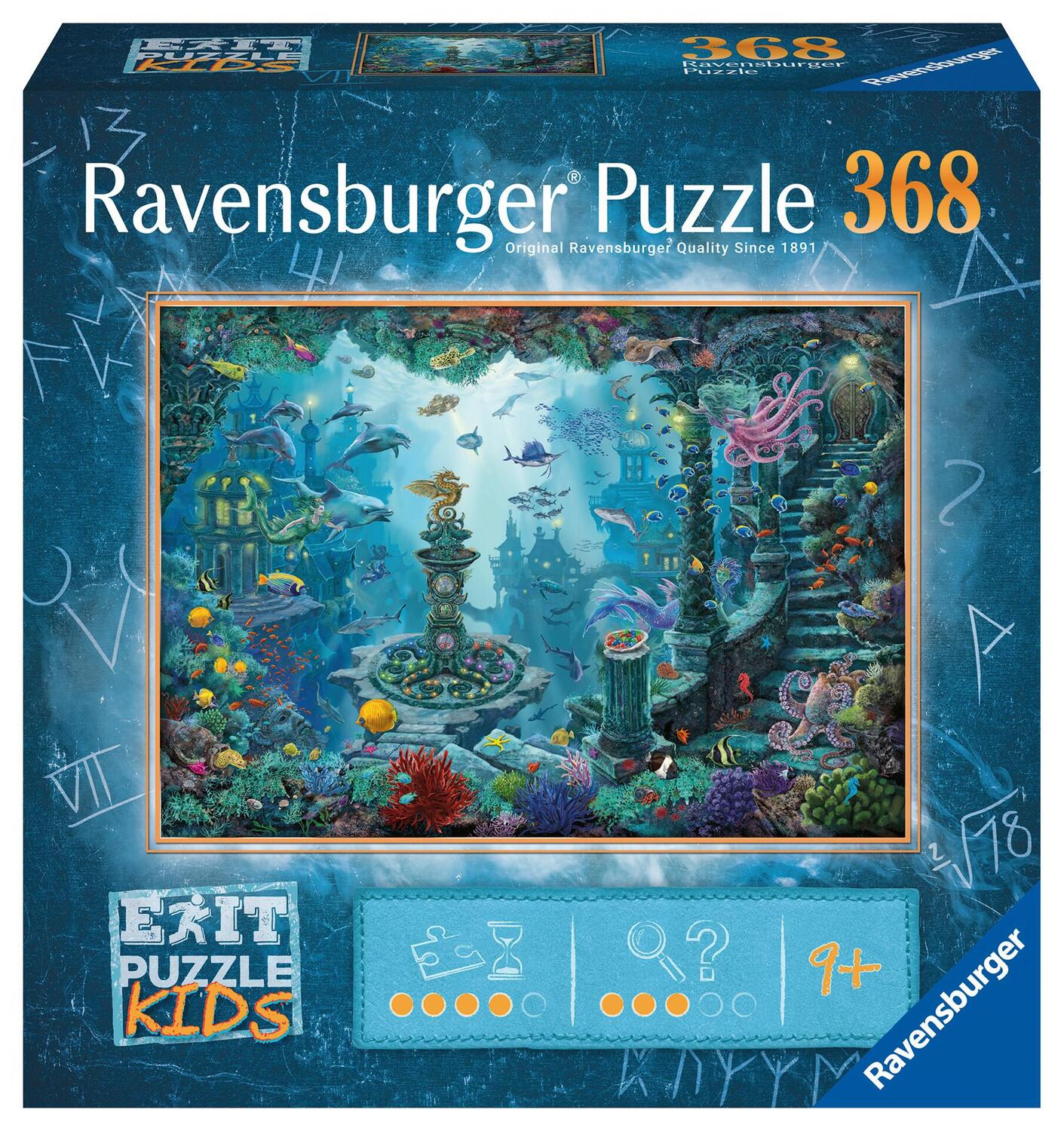 Cover: 4005556133949 | Ravensburger EXIT Puzzle Kids - 13394 Im Unterwasserreich - 368...