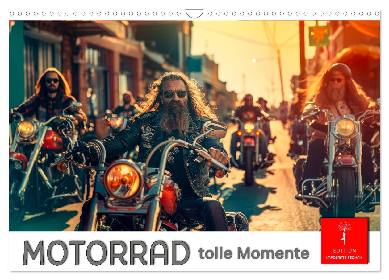 Cover: 9783383817120 | Motorrad tolle Momente (Wandkalender 2025 DIN A3 quer), CALVENDO...