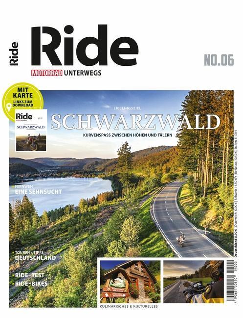 Cover: 9783613309661 | RIDE - Motorrad unterwegs, No. 6 | Schwarzwald | Taschenbuch | Deutsch