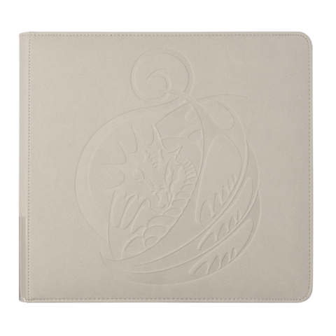 Cover: 5706569380120 | Card Codex Zipster Binder Regular - Ashen White | Dragon Shield!