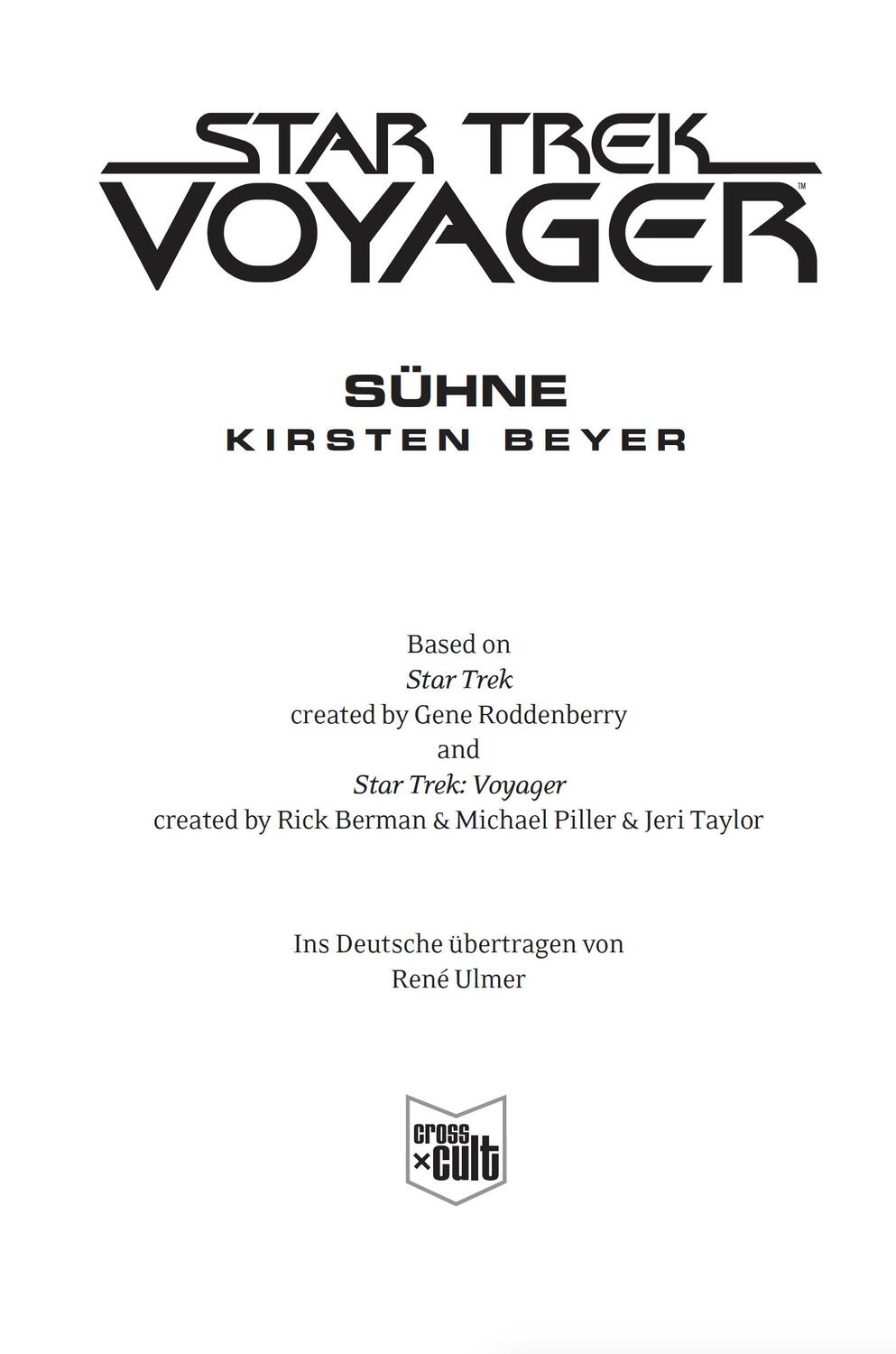 Bild: 9783959815154 | Star Trek - Voyager 11: Sühne | Kirsten Beyer | Taschenbuch | 528 S.