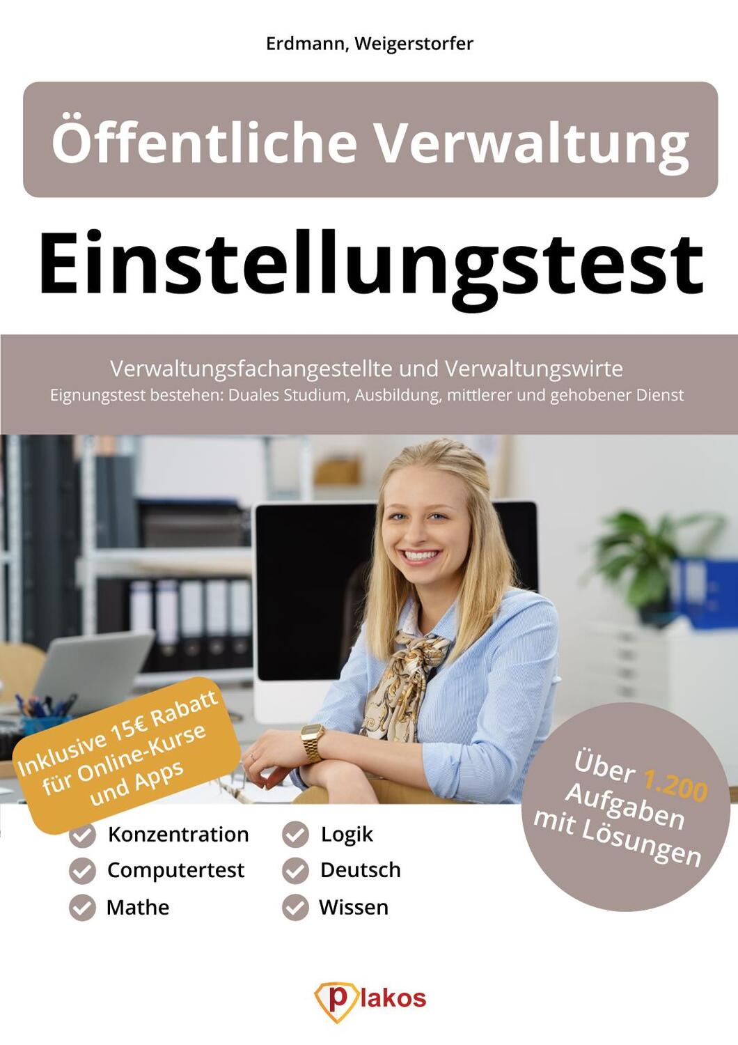 Cover: 9783948144944 | Einstellungstest Öffentliche Verwaltung | Waldemar Erdmann (u. a.)