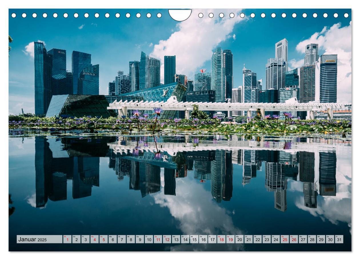 Bild: 9783435326990 | Singapur entdecken (Wandkalender 2025 DIN A4 quer), CALVENDO...