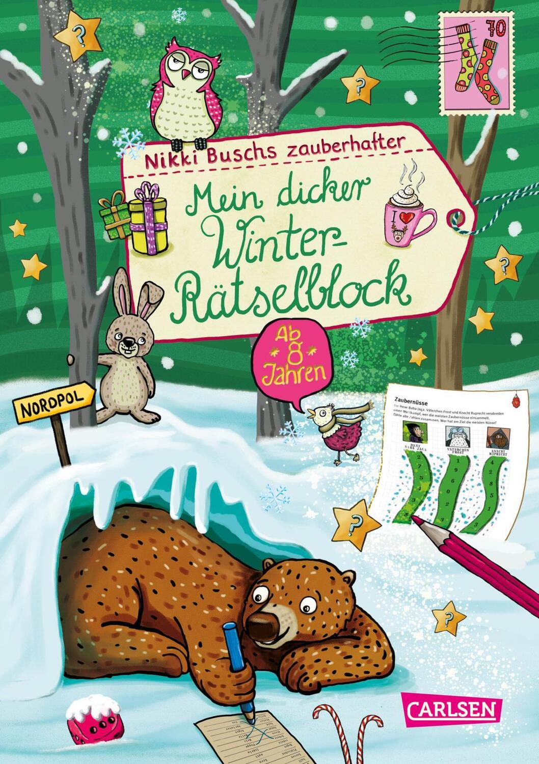 Cover: 9783551190864 | Mein dicker Winter-Rätselblock | Nikki Busch | Taschenbuch | Deutsch