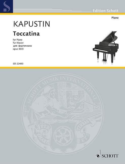 Cover: 9790001160254 | Toccatina op. 40/3 | Nikolai Kapustin | Buch | Schott Music