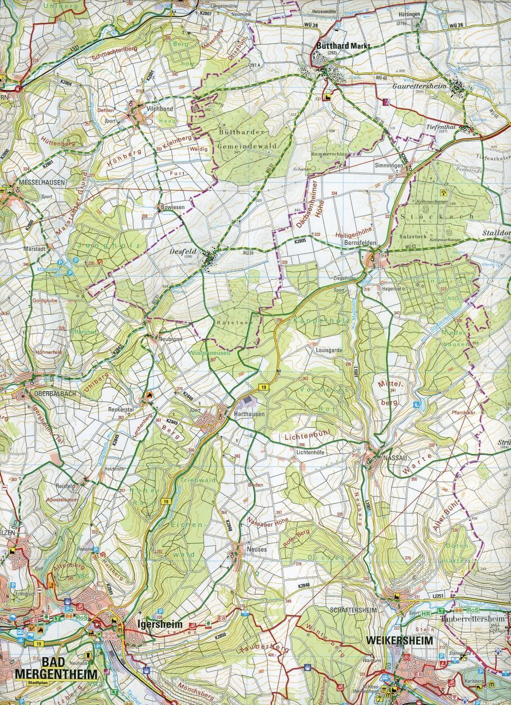 Bild: 9783863983918 | Freizeitkarte Bad Mergentheim 1 : 50 000 | (Land-)Karte | Deutsch