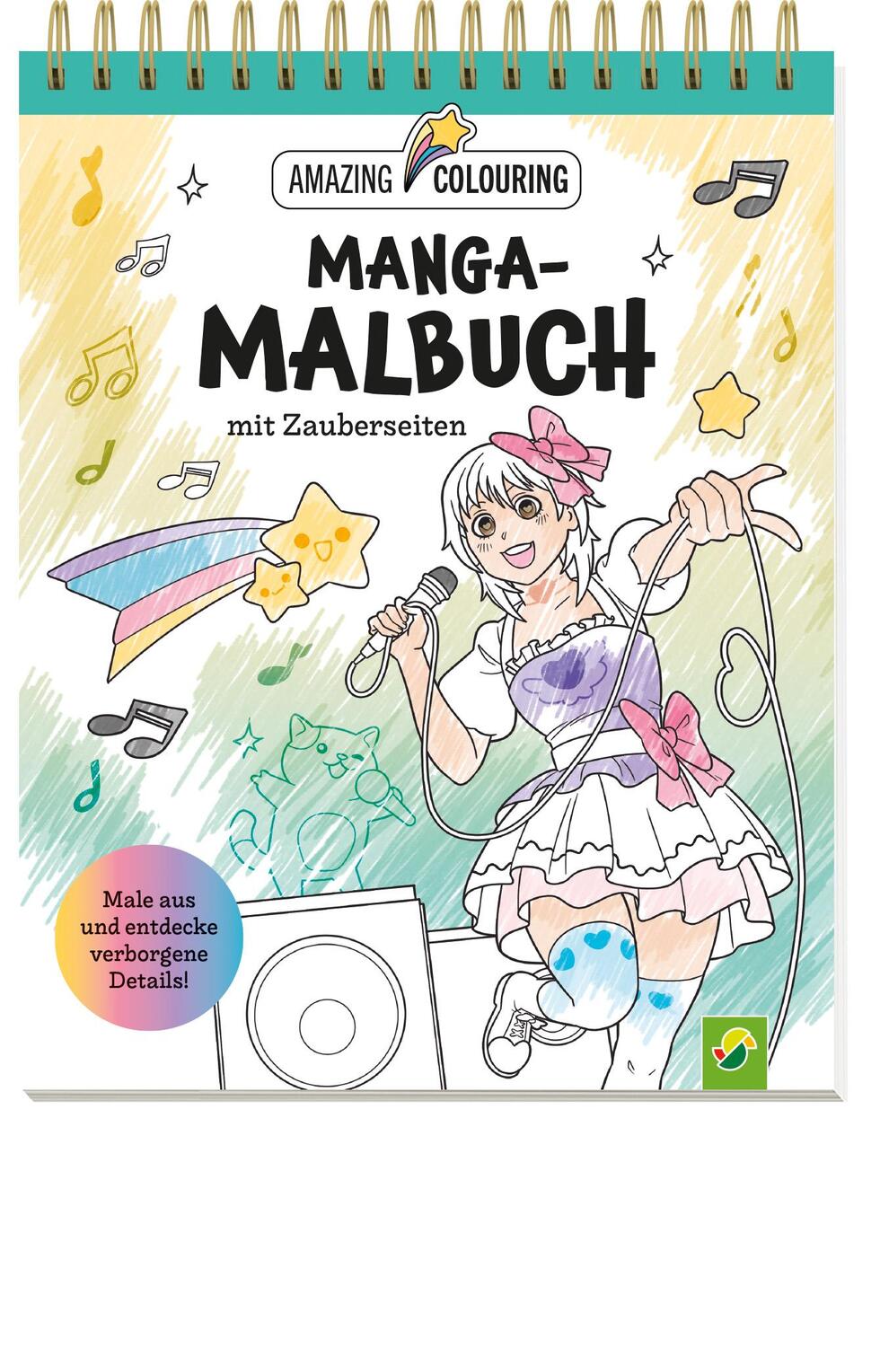 Cover: 9783849944483 | Manga-Malbuch mit Zauberseiten. Tolles Geschenk für Fans! | Verlag
