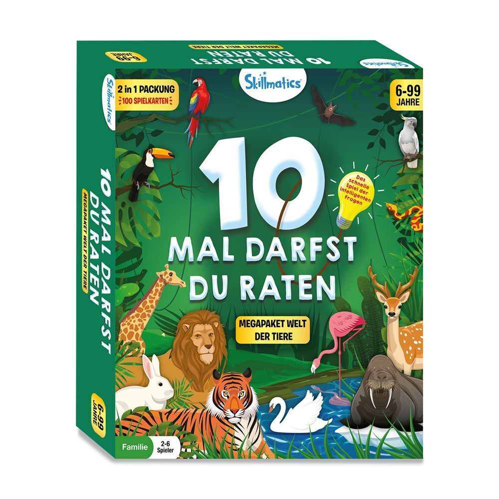 Cover: 8904279502758 | 10 Mal Darfst Du Raten - Welt der Tiere Megapaket | Spiel | Karton