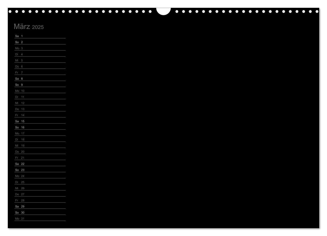 Bild: 9783435767236 | Bastel-Geburtstagskalender schwarz / Geburtstagskalender...